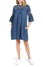 Women's Current/elliott The Abigail Embroidered Dress - Blue