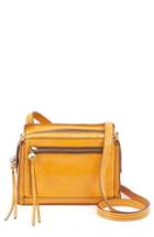 Hobo Hunter Leather Crossbody Bag - Yellow