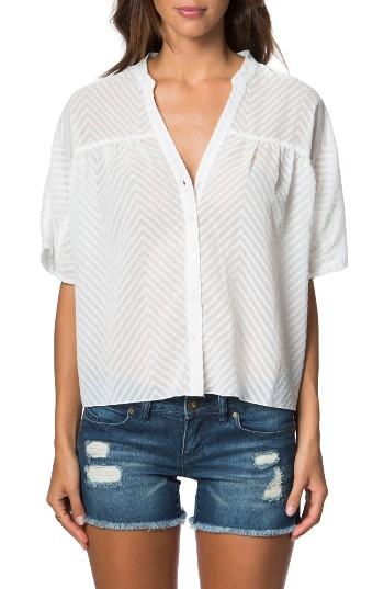 Women's O'neill Cornelia Woven Top - White