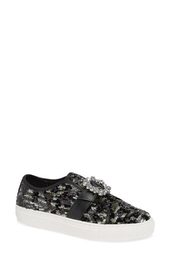 Women's Katy Perry Platform Sneaker M - Black