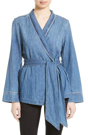 Women's Equipment Lafayette Denim Wrap Top