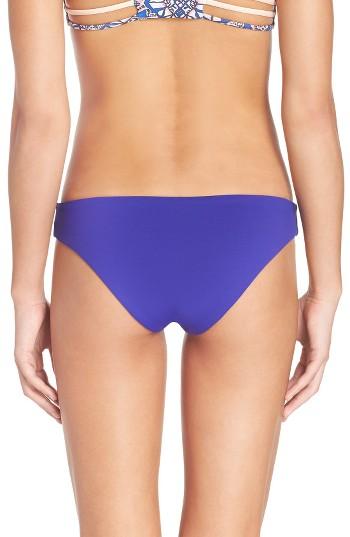 Women's L Space Sandy Seamless Bikini Bottoms - Blue