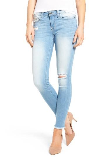 Women's Sp Black Ripped Skinny Jeans - Blue