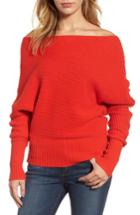 Women's Lucky Brand Off The Shoulder Sweater - Red