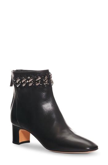 Women's Valentino Garavani Chain Woven Bootie Us / 35eu - Black