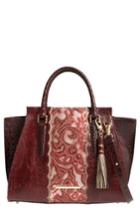 Brahmin Red Verona - Priscilla Leather Satchel -