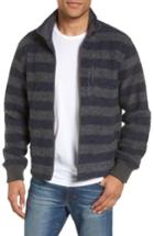 Men's Grayers Bowen Stripe Zip Front Jacket, Size - Grey
