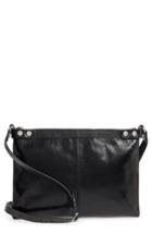 Treasure & Bond Marlow Glazed Leather Convertible Crossbody Bag - Black