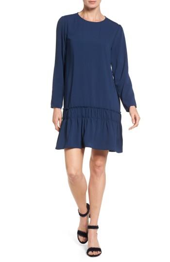 Women's Halogen Drop Waist Dress - Blue