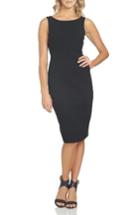 Women's 1.state Seamed Body-con Dress - Black