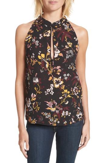 Women's A.l.c. Keith Floral Print Silk Top