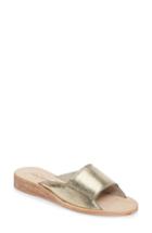 Women's Free People Daybird Wedge Slide Sandal .5-8us / 38eu - Metallic