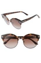 Women's Tom Ford Alissa 54mm Sunglasses - Coloured Havana/ Gradient