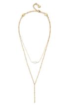 Women's Baublebar Harmonia Pearl Layered Y-necklace