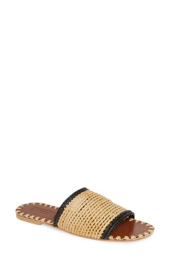 Women's Topshop Fresh Woven Slide Sandal .5us / 36eu M - Beige