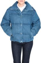 Women's Prps Denim Down Puffer Jacket - Blue