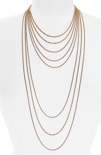 Women's Halogen Multistrand Chain Necklace