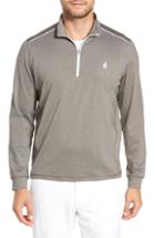 Men's Johnnie-o Lammie Regular Fit Quarter Zip Prep-formance Pullover, Size - Grey