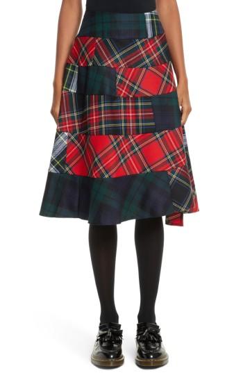 Women's Tricot Comme Des Garcons Tartan Plaid Skirt