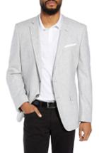 Men's Boss Hutsons Trim Fit Wool Blend Blazer S - Grey