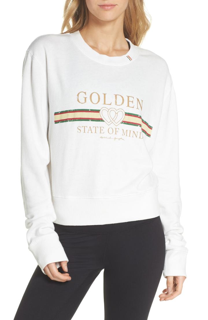 Women's Sundry Star Embroidered Sweatshirt