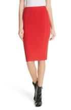 Women's Rag & Bone Brandy Whipstitch Pencil Skirt - Red