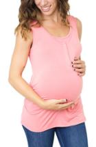 Women's Nom Maternity Henley Maternity Tank Top