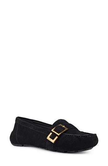 Women's Nine West Blueberry Driving Loafer M - Black