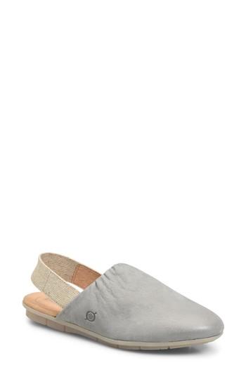 Women's B?rn Bowe Slingback Flat M - Grey