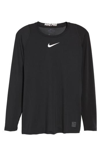 Men's Nike Pro Fitted Performance T-shirt, Size - Black