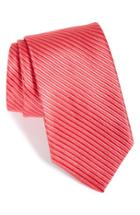 Men's Nordstrom Men's Shop Stripe Silk Tie, Size - Pink