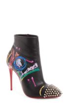 Women's Christian Louboutin Love Is A Boot Spiked Bootie .5us / 36.5eu - Black