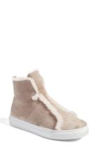 Women's Kennel & Schmenger Basket Suede High Top Sneaker .5 M - Beige