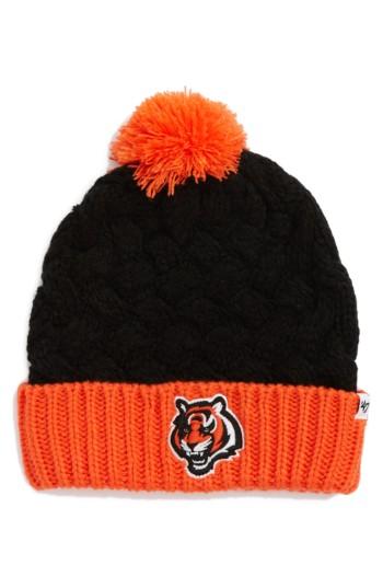 Women's '47 Matterhorn Cincinnati Bengals Pom Beanie - Black