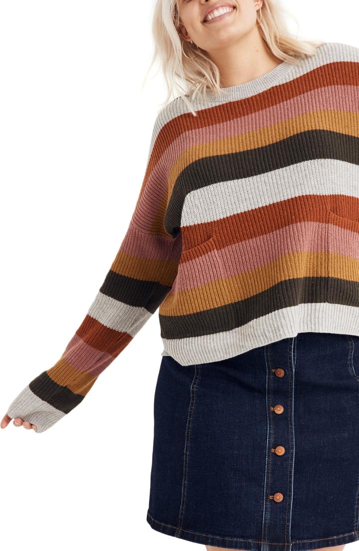 Women's Madewell Patch Pocket Pullover Sweater