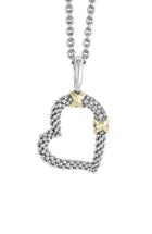 Women's Lagos 'diamond Lux' Diamond Heart Pendant Necklace