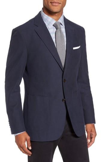 Men's Rodd & Gunn Pembroke Sports Fit Twill Jacket, Size - Blue