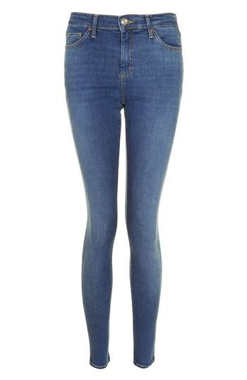 Women's Topshop Sidney Skinny Ankle Jeans W X 30l (fits Like 30-31w) X - Blue