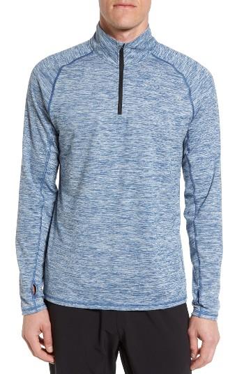 Men's Zella Celsian Quarter Zip Pullover - Blue