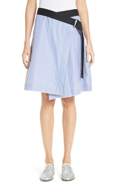 Women's Rag & Bone Lenna Stripe Wrap Skirt