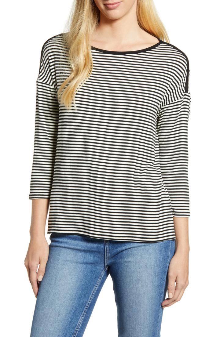 Women's Vince Heather Stripe Top