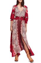 Women's Free People Mexicali Rose Maxi Dress - Red