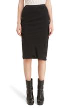 Women's Rick Owens Knit Waist Skirt Us / 38 It - Black