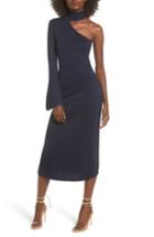 Women's Keepsake The Label Choker One-sleeve Dress - Blue