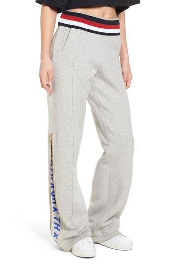 Women's Tommy Jeans X Gigi Hadid Zip Track Pants - Grey