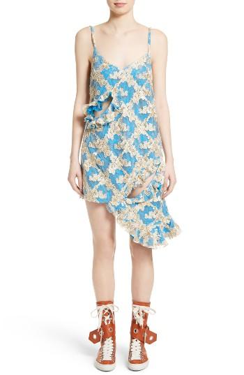 Women's Marques'almeida Ruffled Lace Slipdress