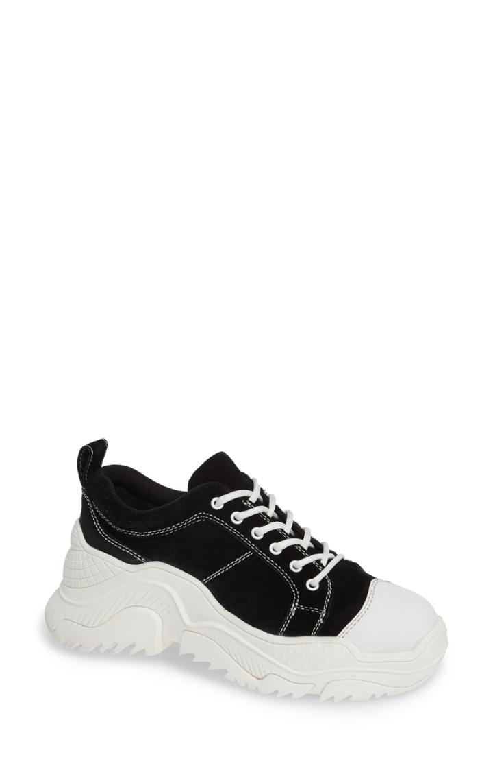 Women's Jeffrey Campbell Remnant Sneaker M - Black