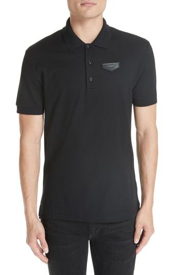 Men's Givenchy Triangle Logo Polo Shirt