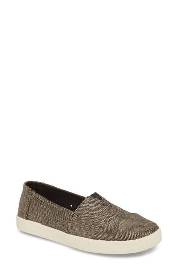Women's Toms Avalon Slip-on Sneaker B - Black