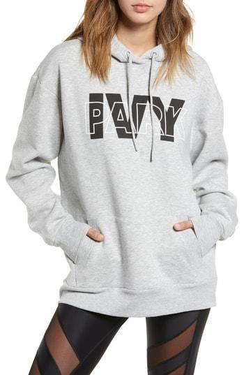 Women's Ivy Park Layer Logo Graphic Hoodie - Grey